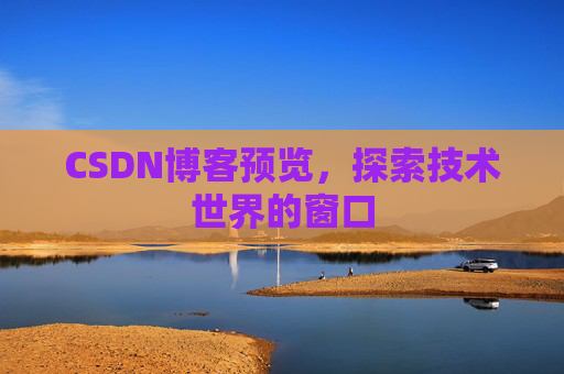 CSDN博客预览,探索技术世界的窗口